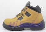 Electricity resistant nubuck leather work boots/ safety footwear S3 standard